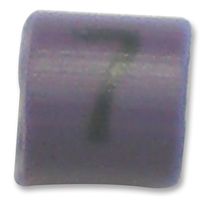 TYCO ELECTRONICS - 05801707 - 电缆标识, 7 紫罗兰 100包