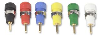 MC (MULTI-CONTACT) - 65.3300-21 + 65.3300-22 - 安全插座 1.5mm 黑色/红色 (4只/包)