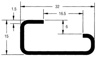 WEIDMULLER - 012280 (PACK OF 5) - 导轨 DIN 2M G形 5只