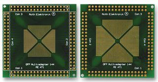 ROTH ELEKTRONIK - RE471 - 转接板 SMD FR4 QFP 24-144PIN