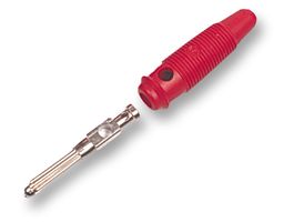 HIRSCHMANN - BUELA20K RED - 插头 4mm 红色 (5只/包)