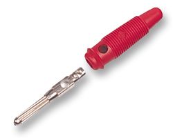 HIRSCHMANN - BUELA30K RED - 插头 4mm 红色 (5只/包)