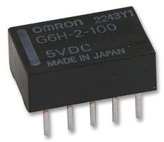OMRON ELECTRONIC COMPONENTS - G6HK-2100 24DC - 继电器,PCB DPCO 锁入式,24VDC