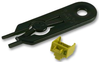 PANDUIT - PSL-DCJB-YL - 连接器附件 RJ45插口保护插块 10只 带拔出工具 黄色