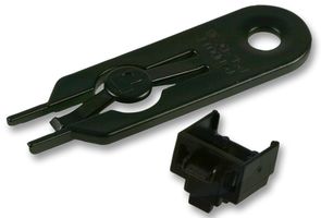 PANDUIT - PSL-DCJB-BL - 连接器附件 RJ45插口保护插块 10只 带拔出工具 黑色