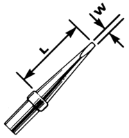 COOPER TOOLS / WELLER - 5 41 006 99 - 烙铁头 ET 长螺丝刀头 1.2MM