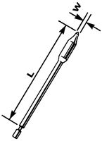 COOPER TOOLS / WELLER - 9916100 - 烙铁头 WC100 尖头