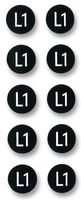 TYCO ELECTRONICS - LKZ12L1 - 铜导轨标签 L1 12.5MM (10X10)