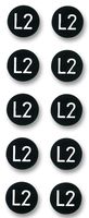 TYCO ELECTRONICS - LKZ16L2 - 铜导轨标签 L2 16MM (10X10)