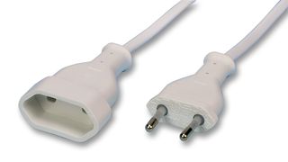 APSA - 1650/3.0 SW - 电源延长线 欧式2芯 黑色 3.0米