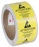 3M - 7202 - 标签 ESD 50X50MM 500/卷
