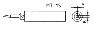 COOPER TOOLS / WELLER - MT-1S - 烙铁头 MT MICROPOINT 0.25MM