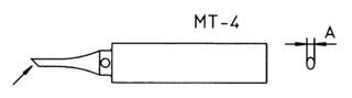 COOPER TOOLS / WELLER - MT-4 - 烙铁头 MT圆头 1.2MM