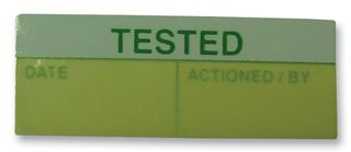 TYCO ELECTRONICS - 18000 - 标签 'Tested'(已测试)100张