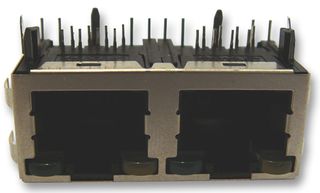 TYCO ELECTRONICS / AMP - 5406552-1 - 连接器 RJ45屏蔽型插座 4端口带LED