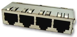 TYCO ELECTRONICS / AMP - 5406206-1 - 连接器 RJ45屏蔽型插座 6端口
