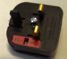 POWER CONNECTIONS - ACP.BLACK.10A - 转接器 USA至UK转换插头 黑色/10A