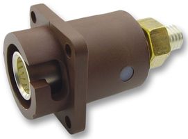 ITT CANNON - SNPF-S-TP-BN - 电源连接器 面板母插座 棕色