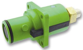 ITT CANNON - SNPM-P-TP-GN - 电源连接器 面板公插座 绿色