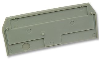 WAGO - 281-324 - 端板 灰色 2.5MM宽