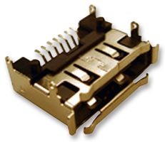 MULTICOMP - 6SAU07MP-320B-2 - 连接器 E-SATA 公 直角型 SMT