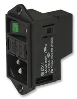 SCHURTER - DD11.0121.1111 - 电源入口滤波器 IEC 2P开关