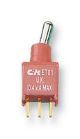 C & K - ET27MD1CBE - 开关 DPDT PCB 开-关-瞬时