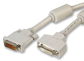 VIDEK - 2218D-5 - 电缆 DVI 公 - DVI-D 母 延长线 3M