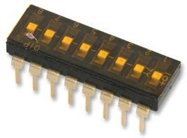 MULTICOMP - MCTIIR-08-T - 开关 DIL 三态 8路