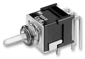 NKK SWITCHES - B12JJHD - 开关 SPDT 直角型 开-开 琥珀黄