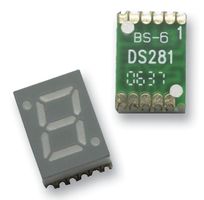AVAGO TECHNOLOGIES - HDSM-283L - 发光二极管显示器 SMD 7MM 橙色 共阴极